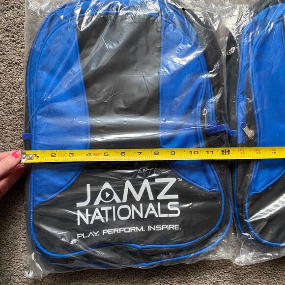 Jamz Nationals blue and black backpacks- set of 2 - Picture 6 of 6